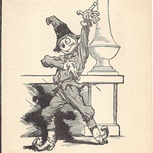 John R, Neill - 1915 The Scarecrow of OZ - Full Page Print #12